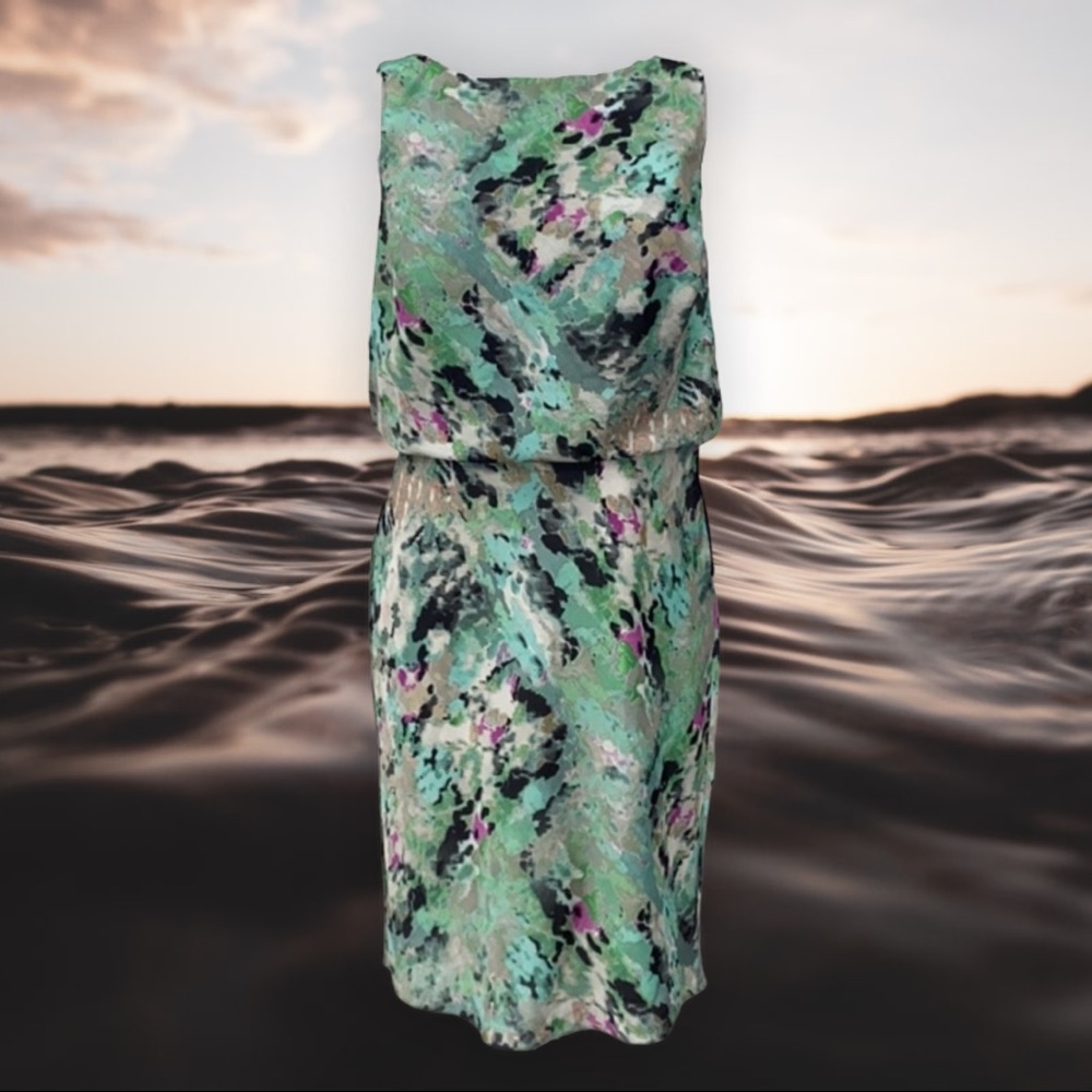 Ann Taylor watercolors dress size 10